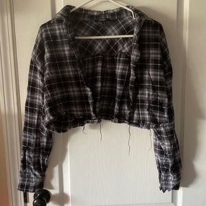 Forever 21 cutoff flannel